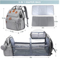Mochila Bolsa de Pañales con Cambiador y Estuche para Chupón