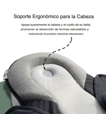 BabyShield™ - Prevención del reflujo y la cabeza plana