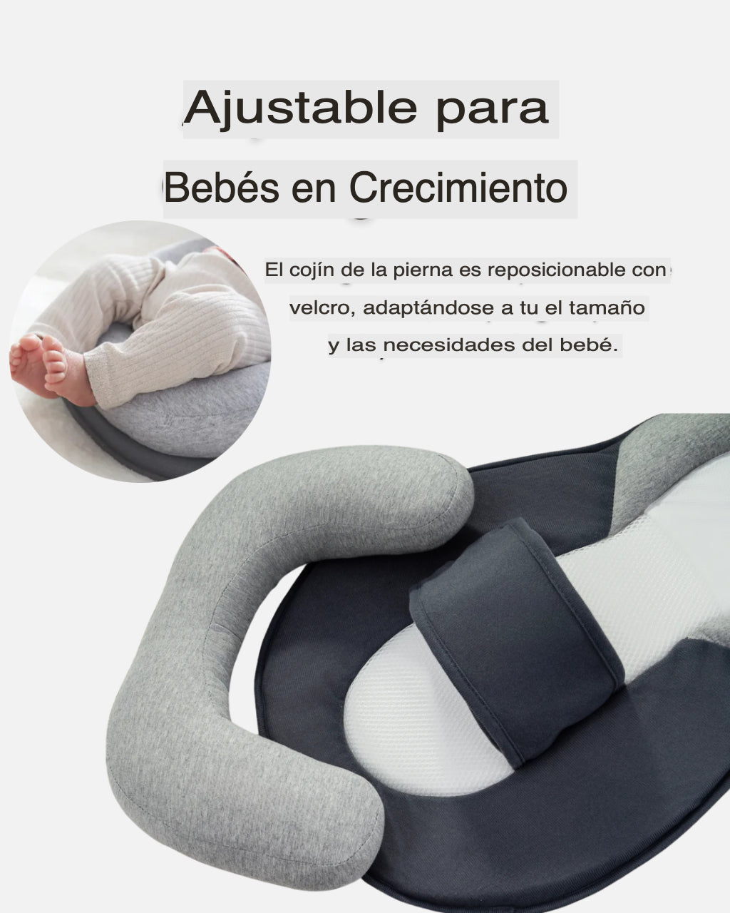 BabyShield™ - Prevención del reflujo y la cabeza plana