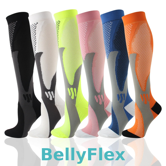 BellyFlex - Medias de compresión para embarazadas- COMPRE 1 LEVE 2